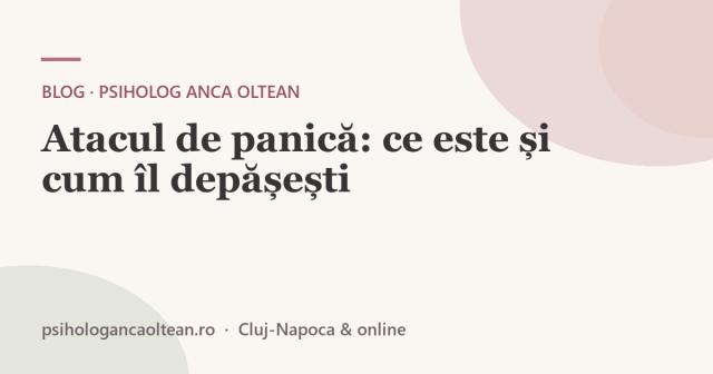 Atacul de panică: ce este și cum îl depășești