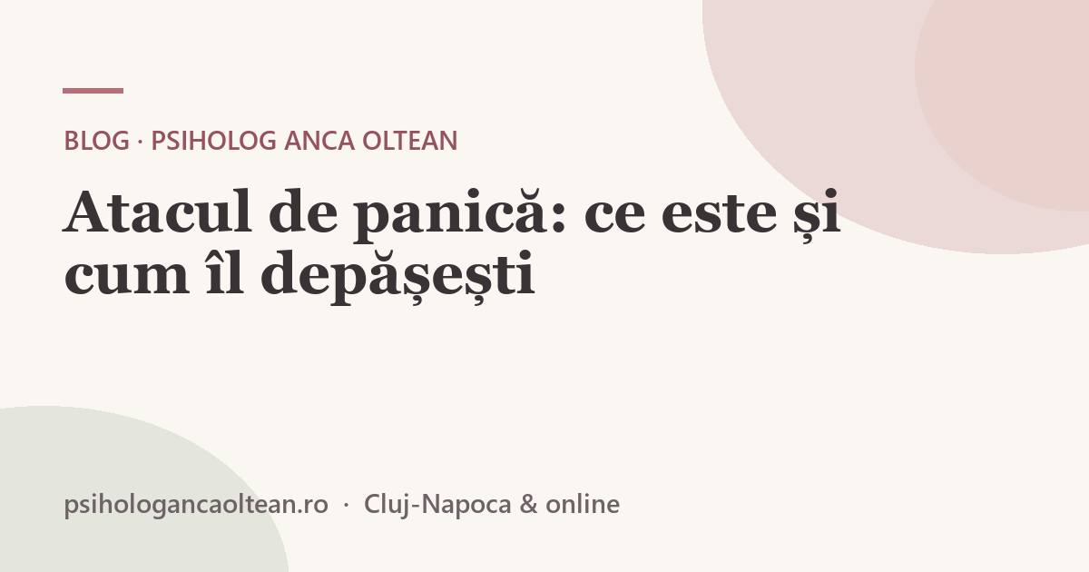 Atacul de panică: ce este și cum îl depășești