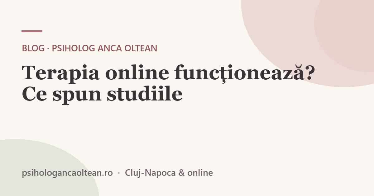 Terapia online funcționează? Ce spun studiile